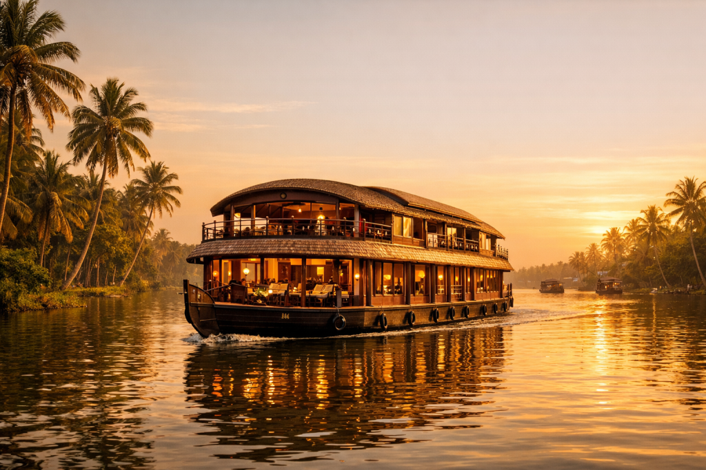 luxury houseboat kerala